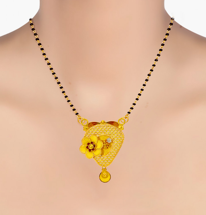 The Sparkle Tucked Mangalsutra